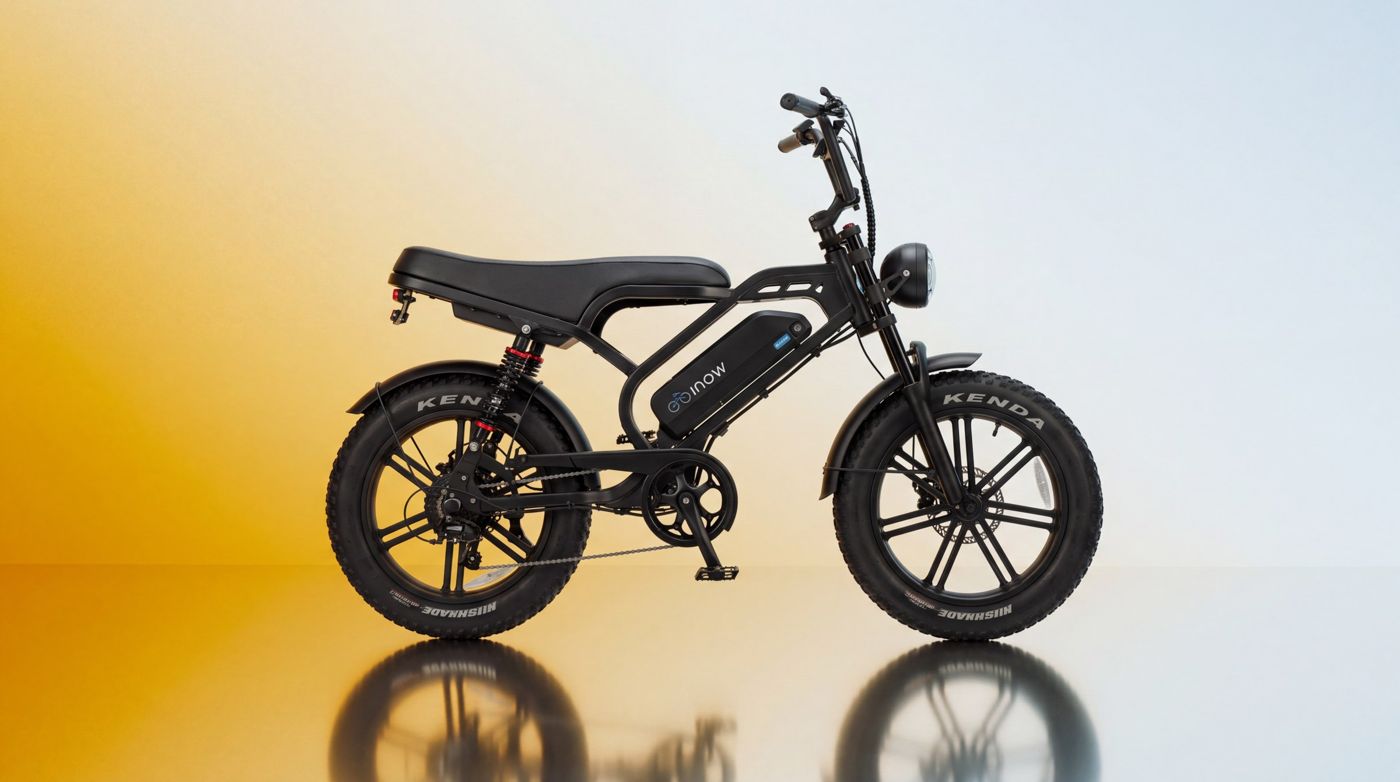 Bike elétrica INOW V9 Max Ranger preta